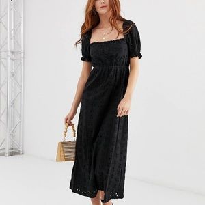 ASOS Design prairie broderie maxi dress 10
